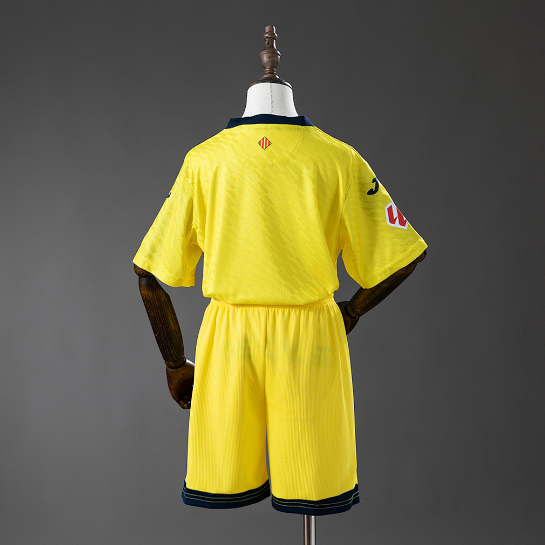 Villarreal 25/26 Home Kids Kit Jersey Size 16-28 2