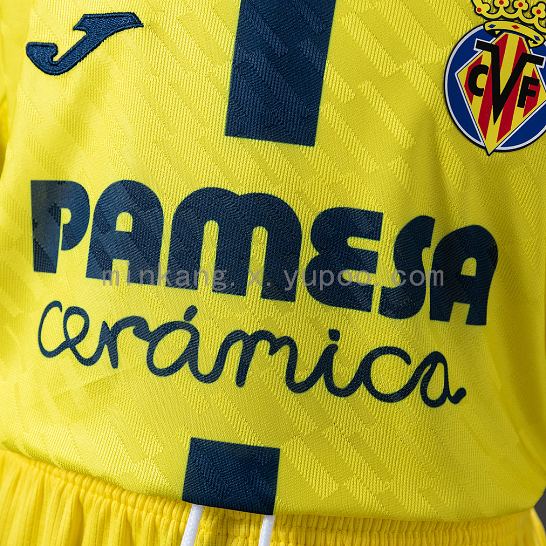 Villarreal 25/26 Home Kids Kit Jersey Size 16-28 9
