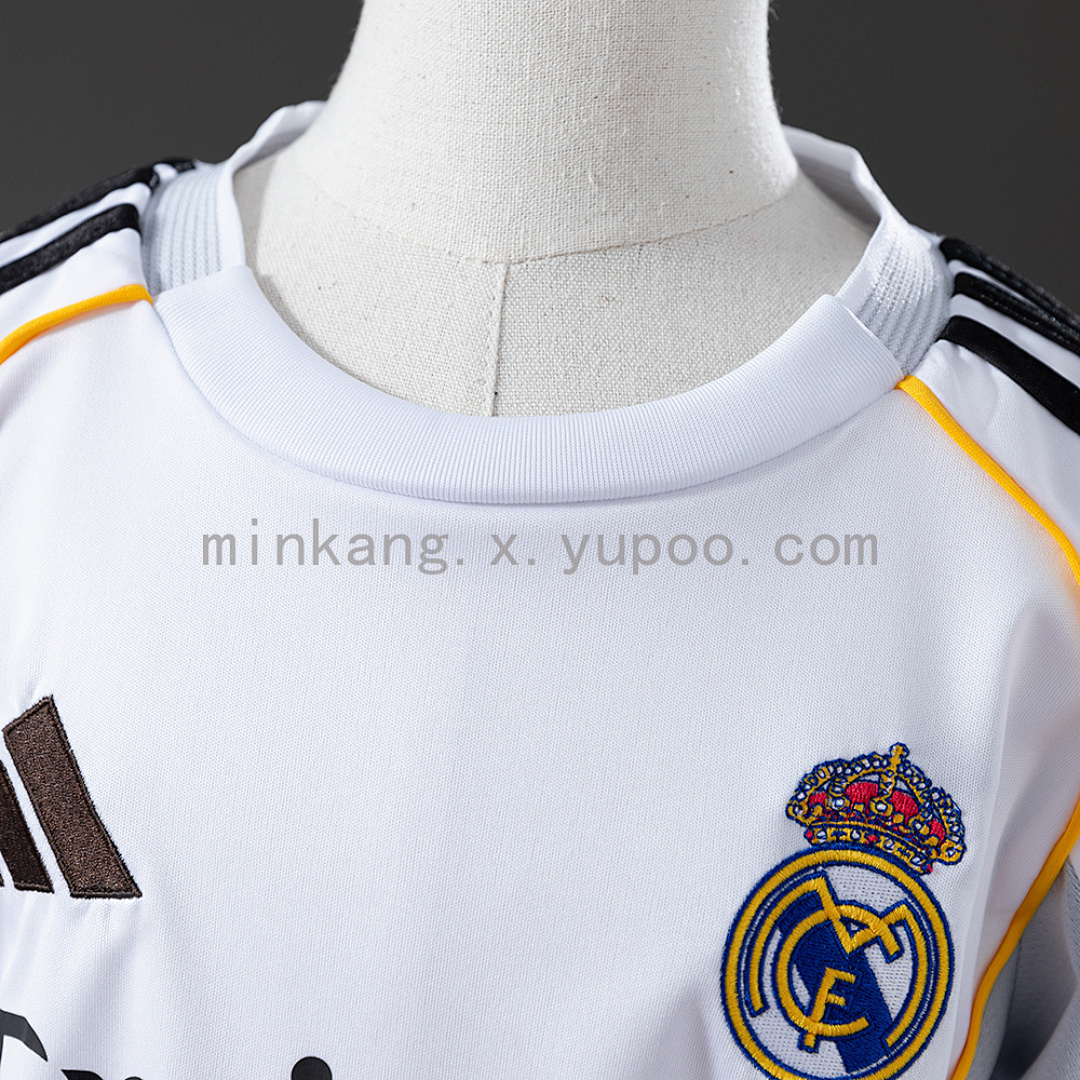 Real Madrid 25/26 Home kids kit Jersey SZIE 16-28 7
