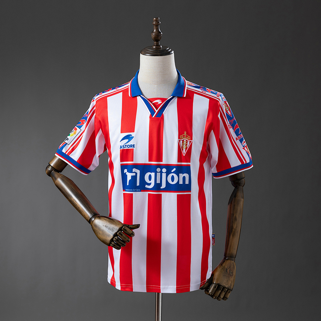 Sporting de Gijon 99/00 Home Retro Jersey S-XXL