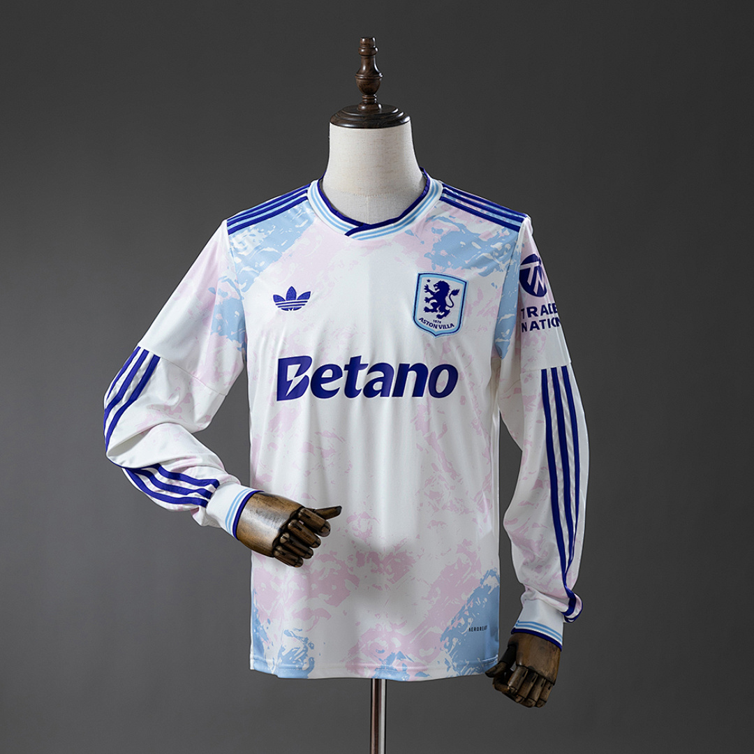 Aston Villa 25/26 Third Away Long-Sleeve Jersey S-4XL 3