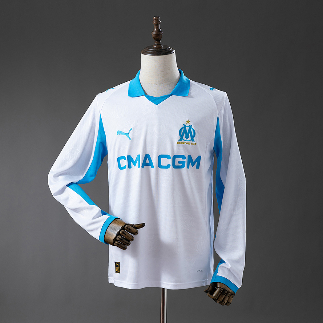 Marseille 25/26 Home Long-sleeved Jersey S-4XL 3