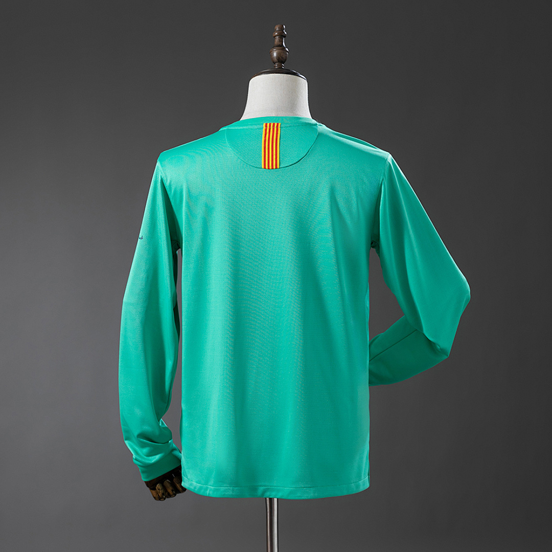 Barcelona 10/11 Away Long-Sleeve Retro Jersey S-XXL 3
