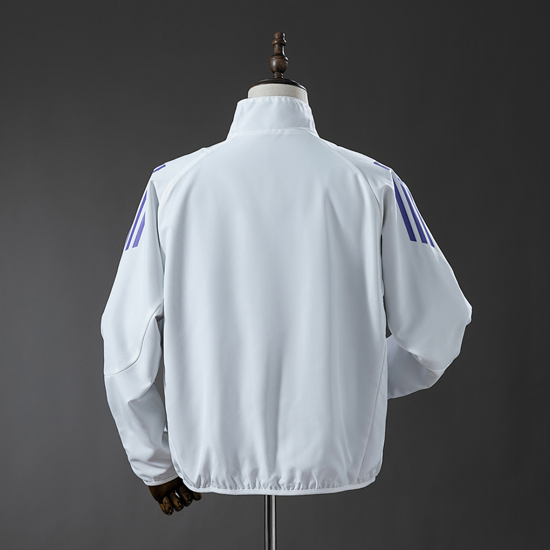 German Reversible Jacket Windbreaker - White & Black S-XXL 2