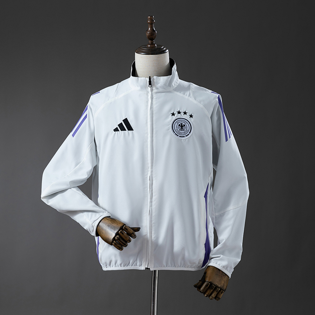 German Reversible Jacket Windbreaker - White & Black S-XXL 3