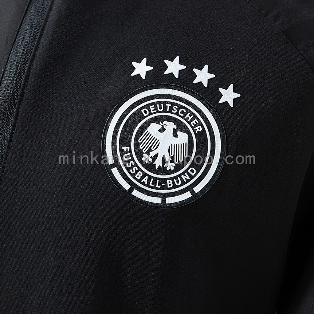 German Reversible Jacket Windbreaker - White & Black S-XXL 5