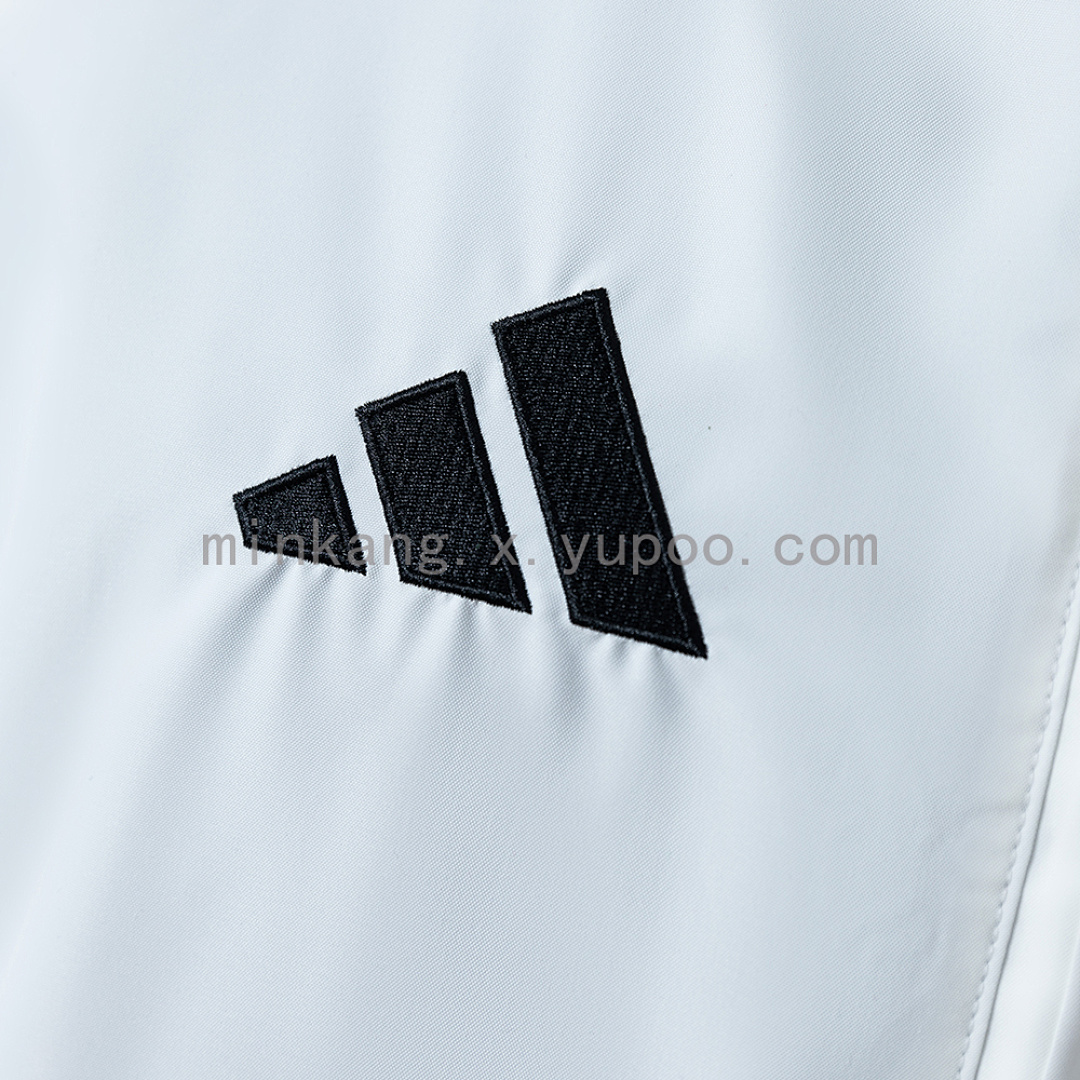 German Reversible Jacket Windbreaker - White & Black S-XXL 9