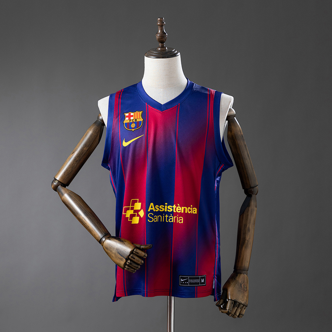Barcelona 25/26 Home Basketball Jersey S-XXL 3