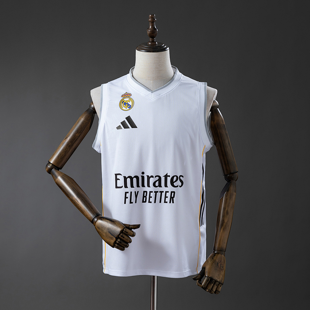 Real Madrid 25/26 Home Basketball Jersey S-XXL 3