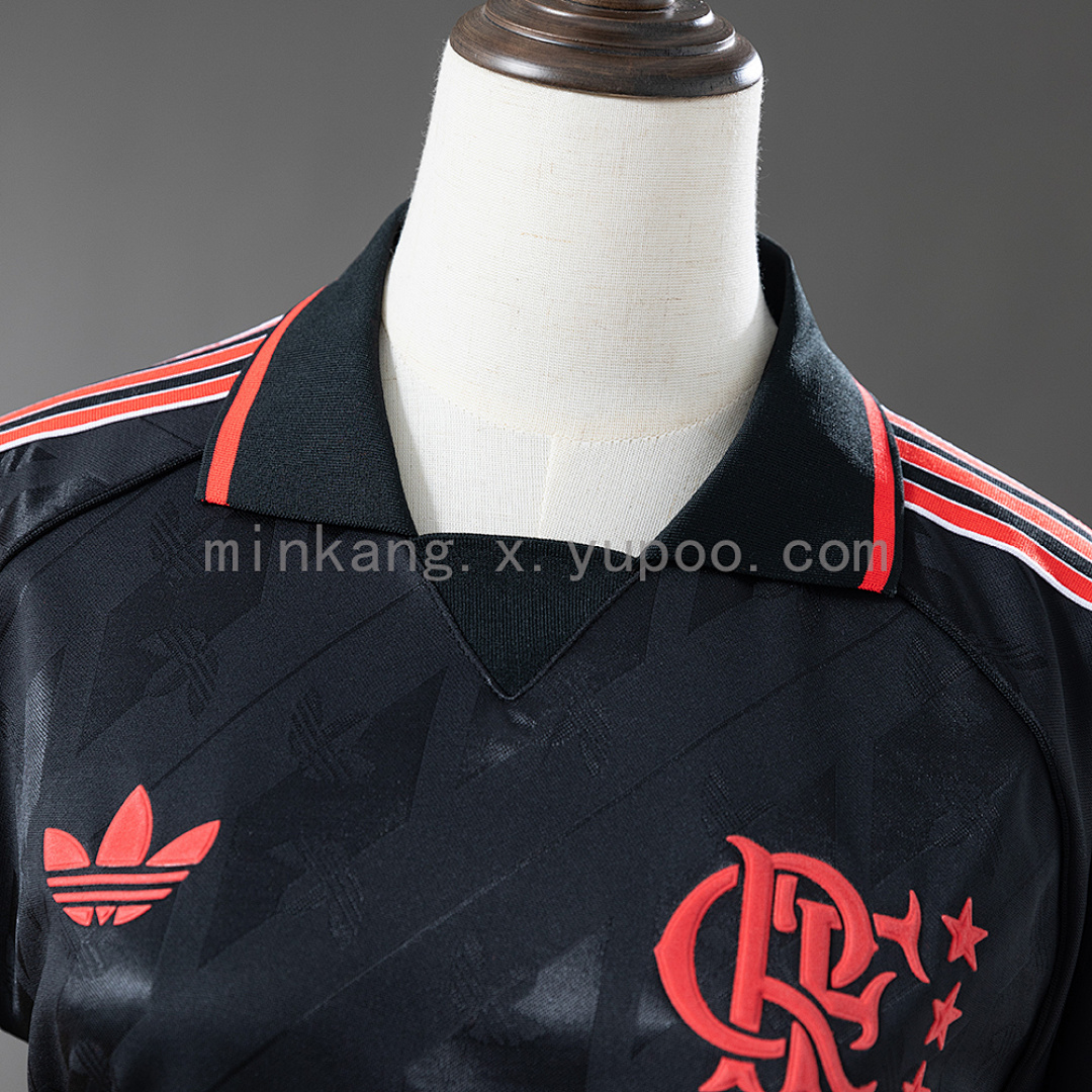 Flamengo 25/26 Lifestyler Retro - Black Women's Jersey S-XXL 7