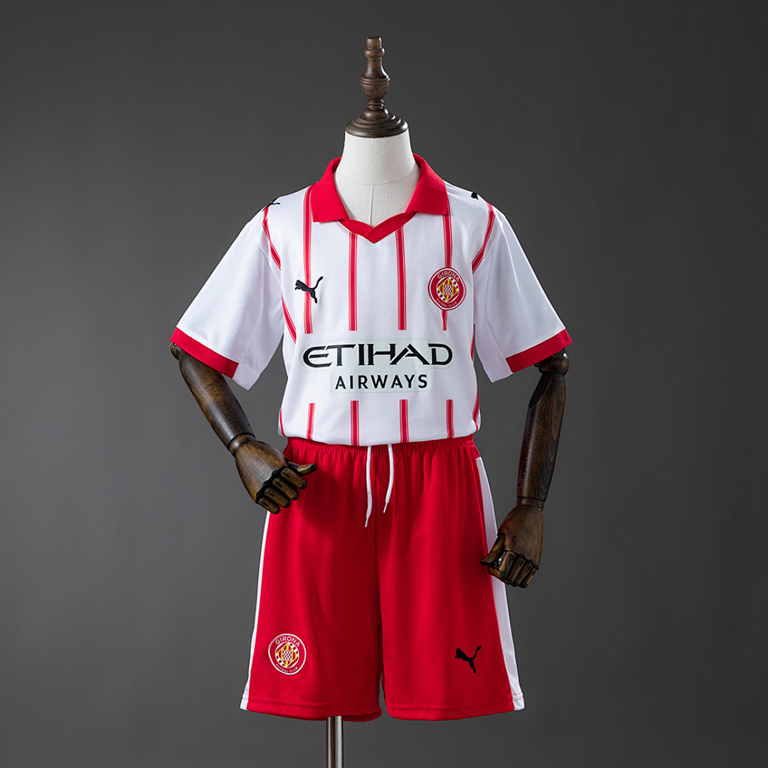 Girona 25/26 Home kids kit Jersey size 16-28
