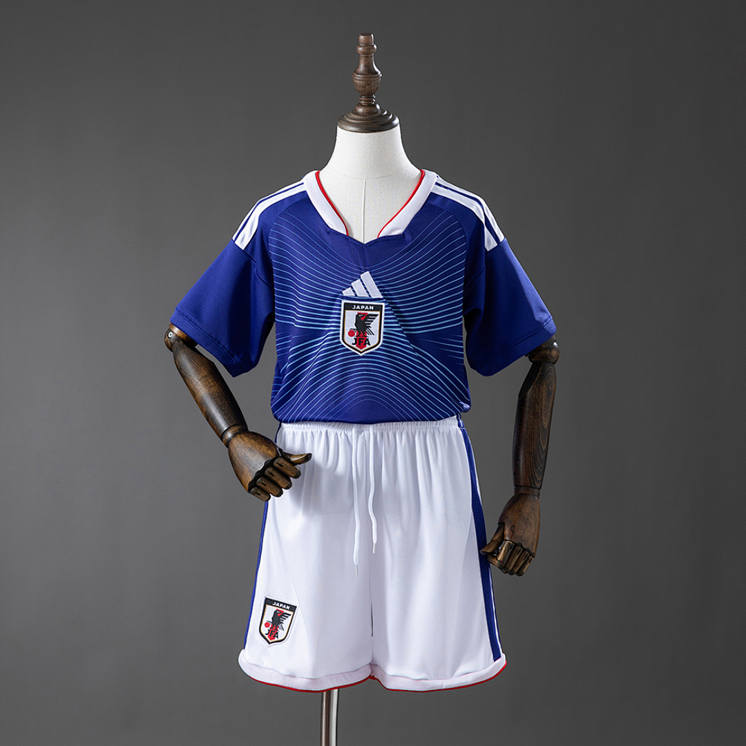 Japan 2026 Home kids kit Jersey size 16-28 3