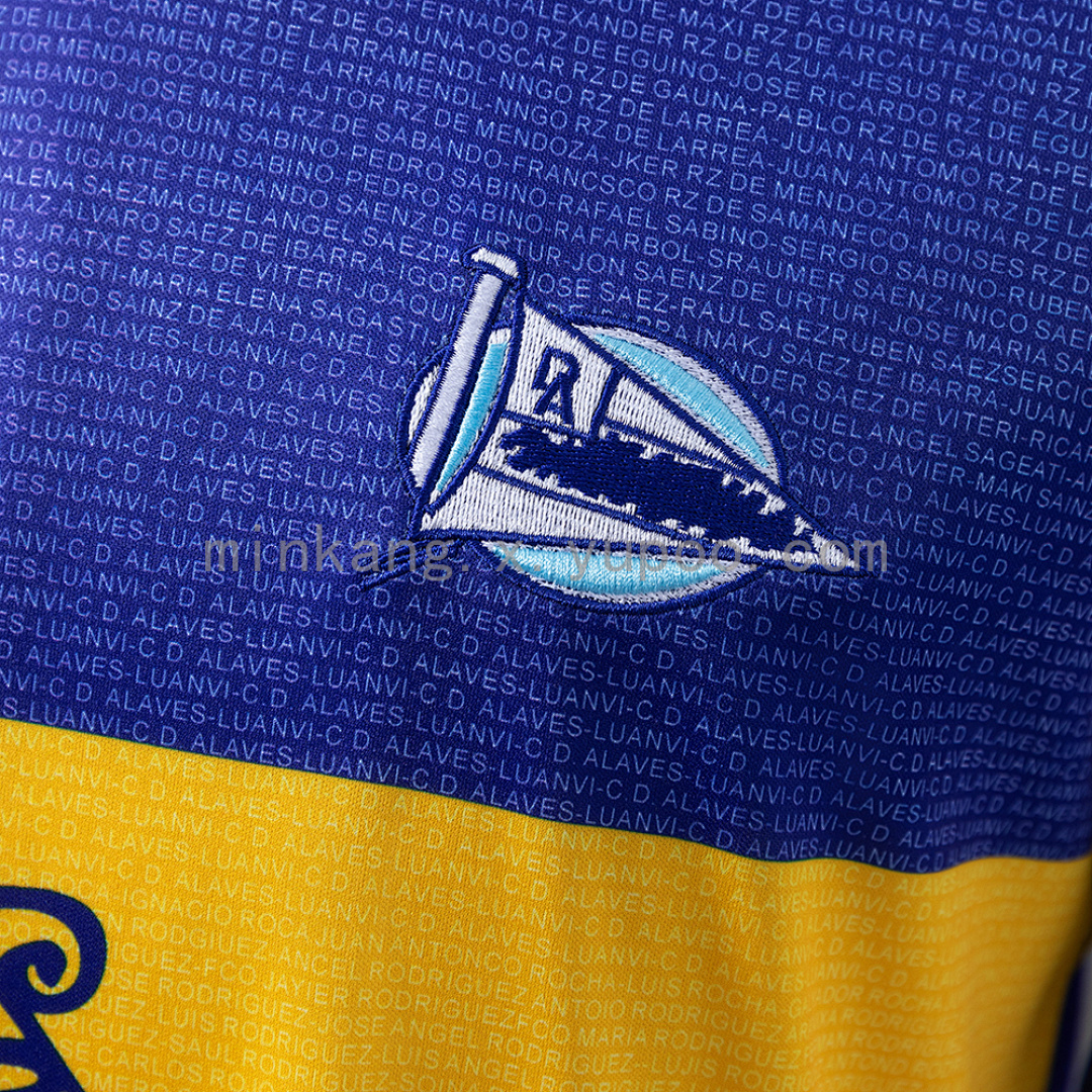 Deportivo Alavés 00/01 Home (UEFA Champions League Final Edition) Retro Jersey S-XXL 4