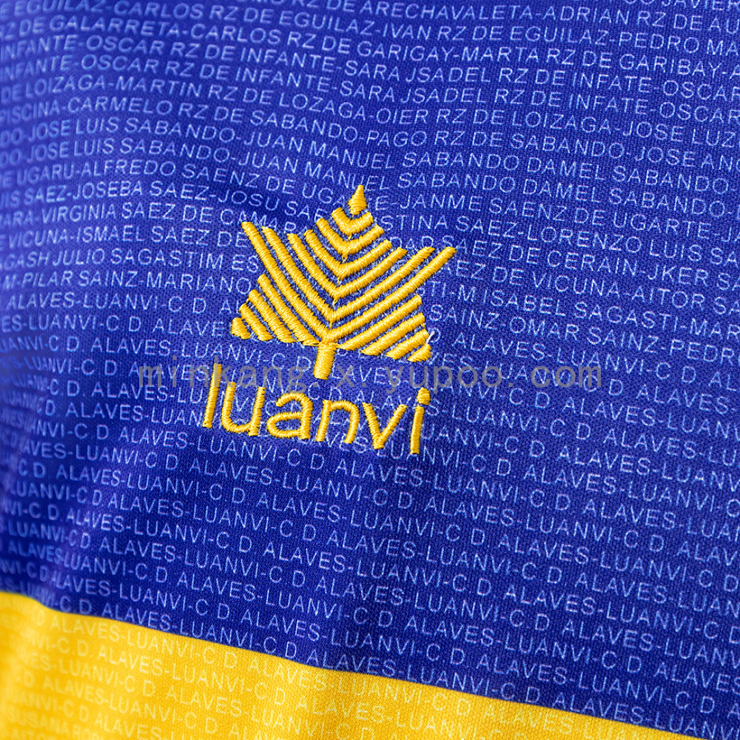 Deportivo Alavés 00/01 Home (UEFA Champions League Final Edition) Retro Jersey S-XXL 6