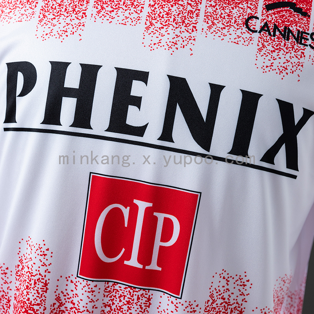 AS Cannes 91/92 Home Long-Sleeve Retro Jersey S-XXL 7