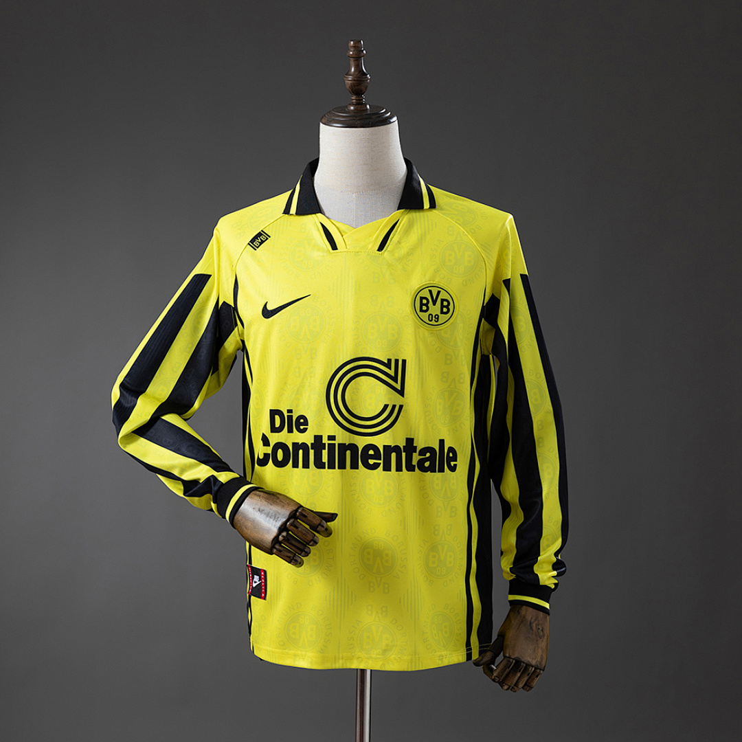 Dortmund 96/97 Home Long-Sleeve Retro Jersey S-XXL 3