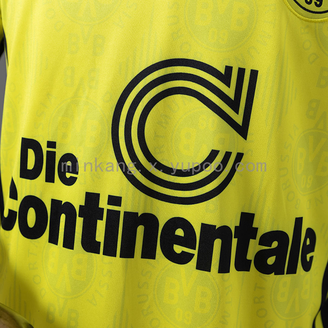 Dortmund 96/97 Home Long-Sleeve Retro Jersey S-XXL 9