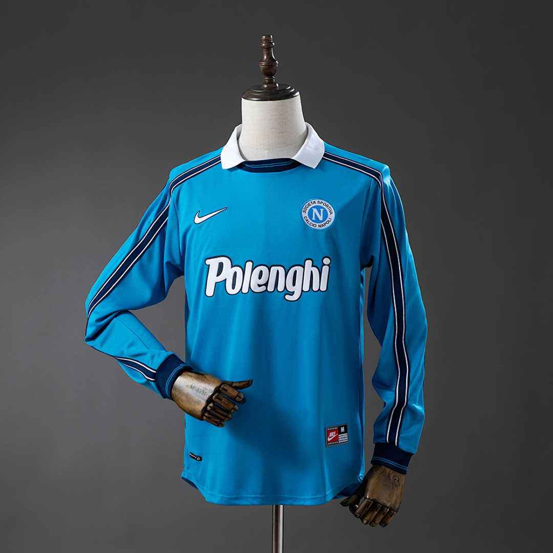 Napoli 98/99 Home Long-Sleeve Retro Jersey S-XXL 3