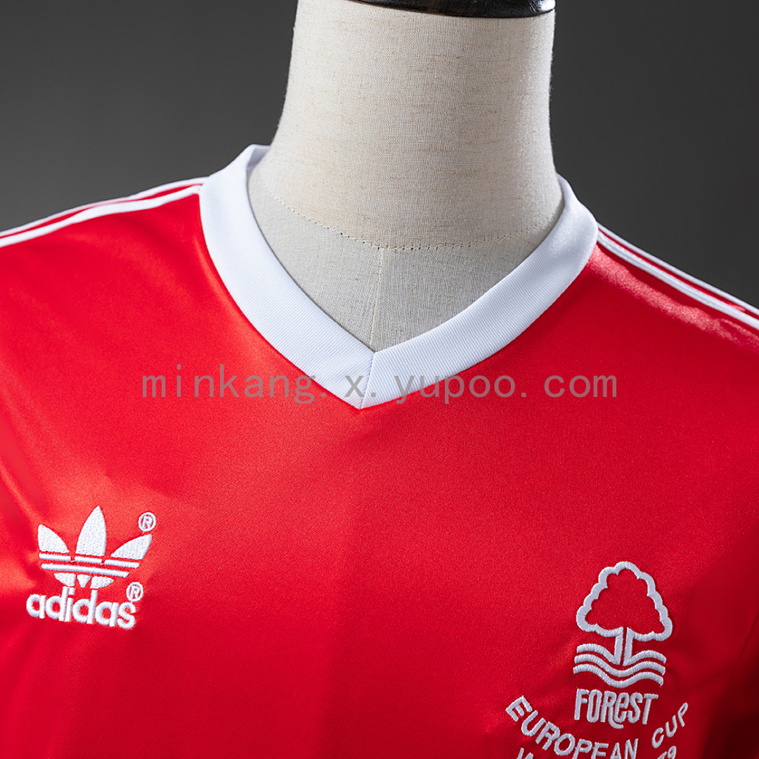 Nottingham Forest 77/80 Home Long-Sleeve Retro Jersey S-XXL 7
