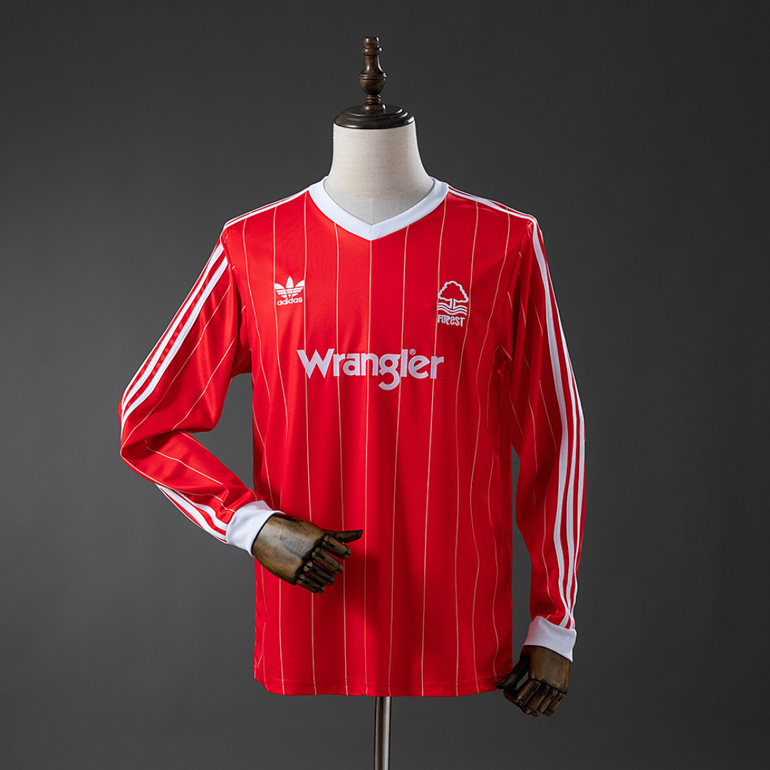Nottingham Forest 82/84 Away Long-Sleeve Retro Jersey S-XXL 3