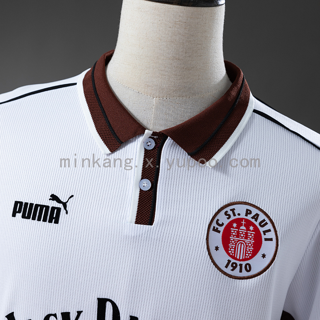 St. Pauli 99/00 Home Long-Sleeve Retro Jersey S-XXL 8