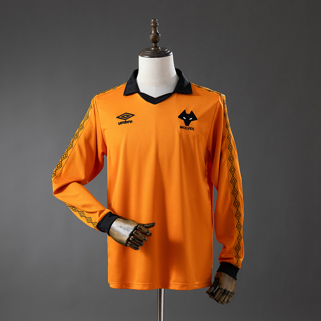 Wolves 80/81 Home Long-Sleeve Retro Jersey S-XXL 3