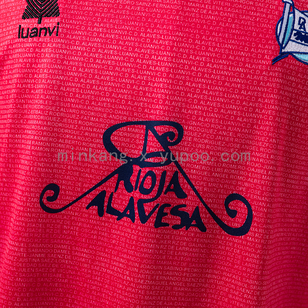 Deportivo Alavés 00/01 UEFA Cup Away Retro Jersey S-XXL 7