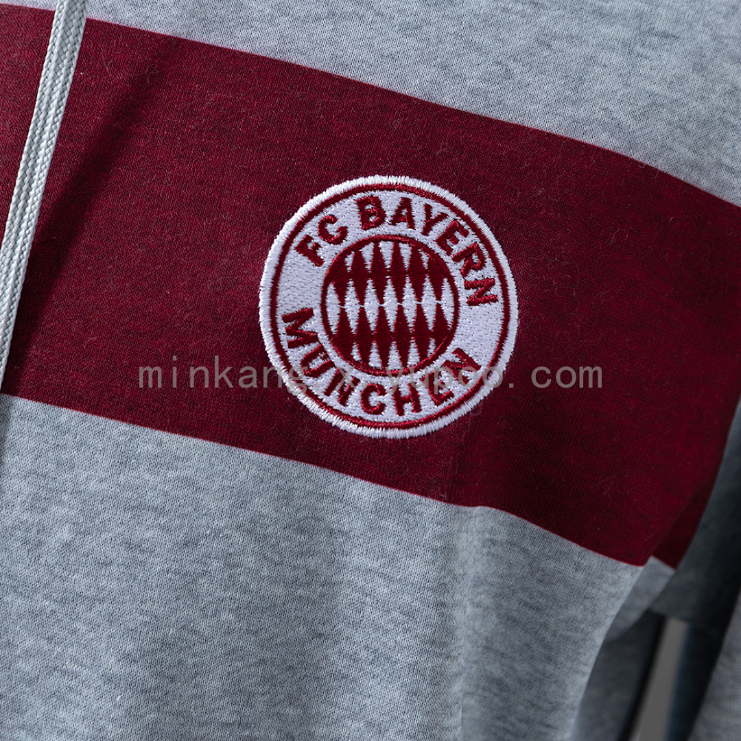 Bayern Munich 14/15 Hooded Sweatshirt - Grey S-XXL 9