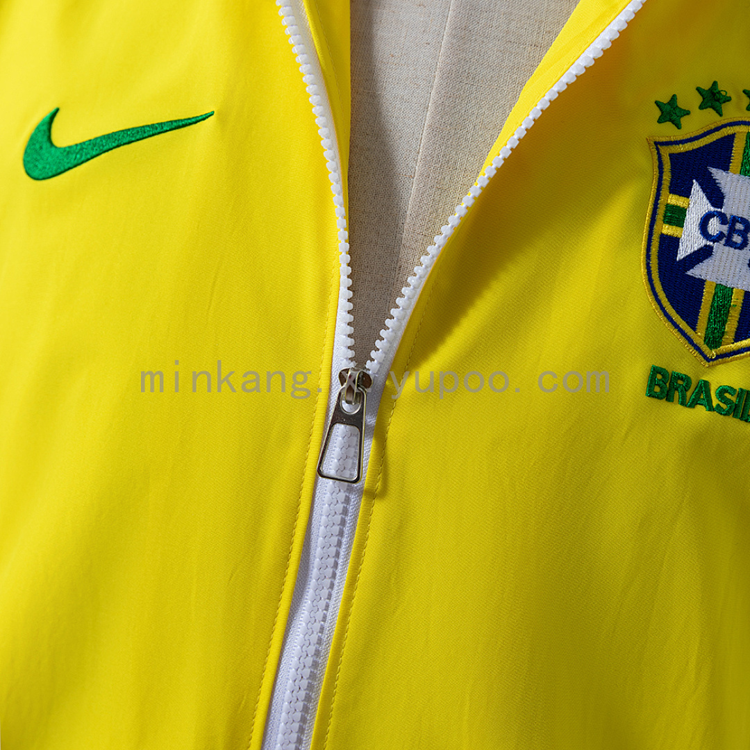 Brazil 10/11 Windbreaker - Yellow S-XXL 6