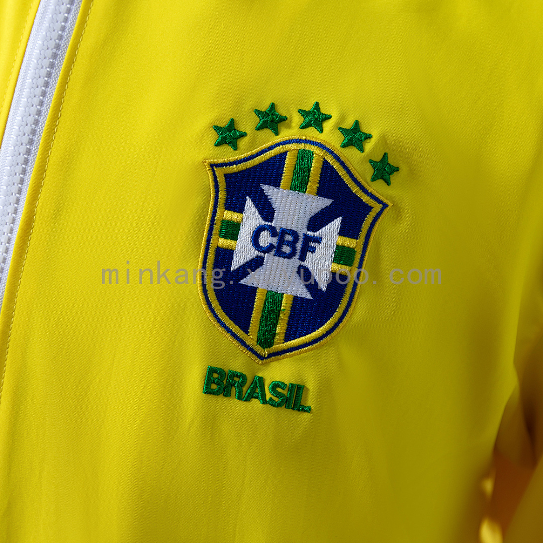 Brazil 10/11 Windbreaker - Yellow S-XXL 8