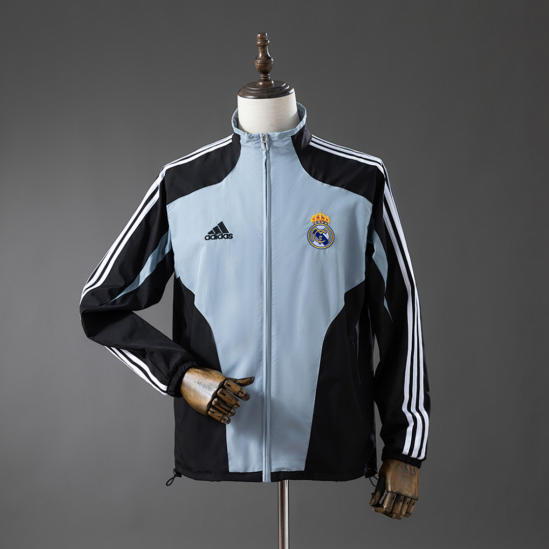 Real Madrid 04/05 Windbreaker - BlackGrey S-XXL 2