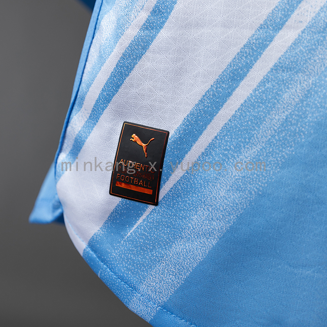 Manchester City 25/26 Home Long-Sleeve Player Version Jerseys S-3XL 5