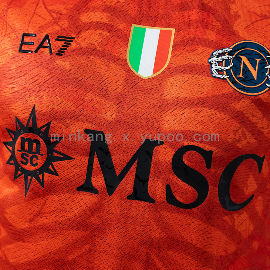 Napoli 25/26 Halloween - Orange Player Version Jersey S-XXL 11