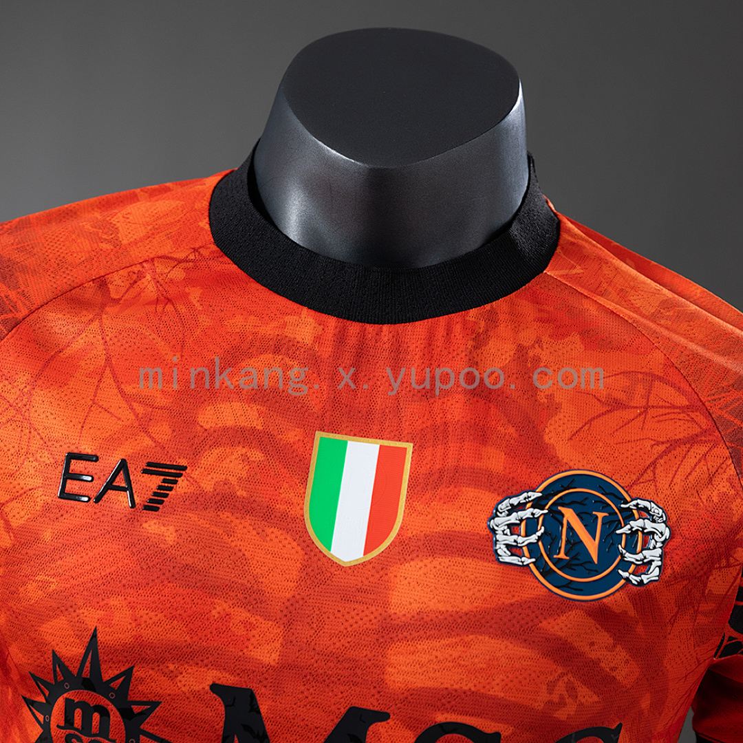 Napoli 25/26 Halloween - Orange Player Version Jersey S-XXL 12