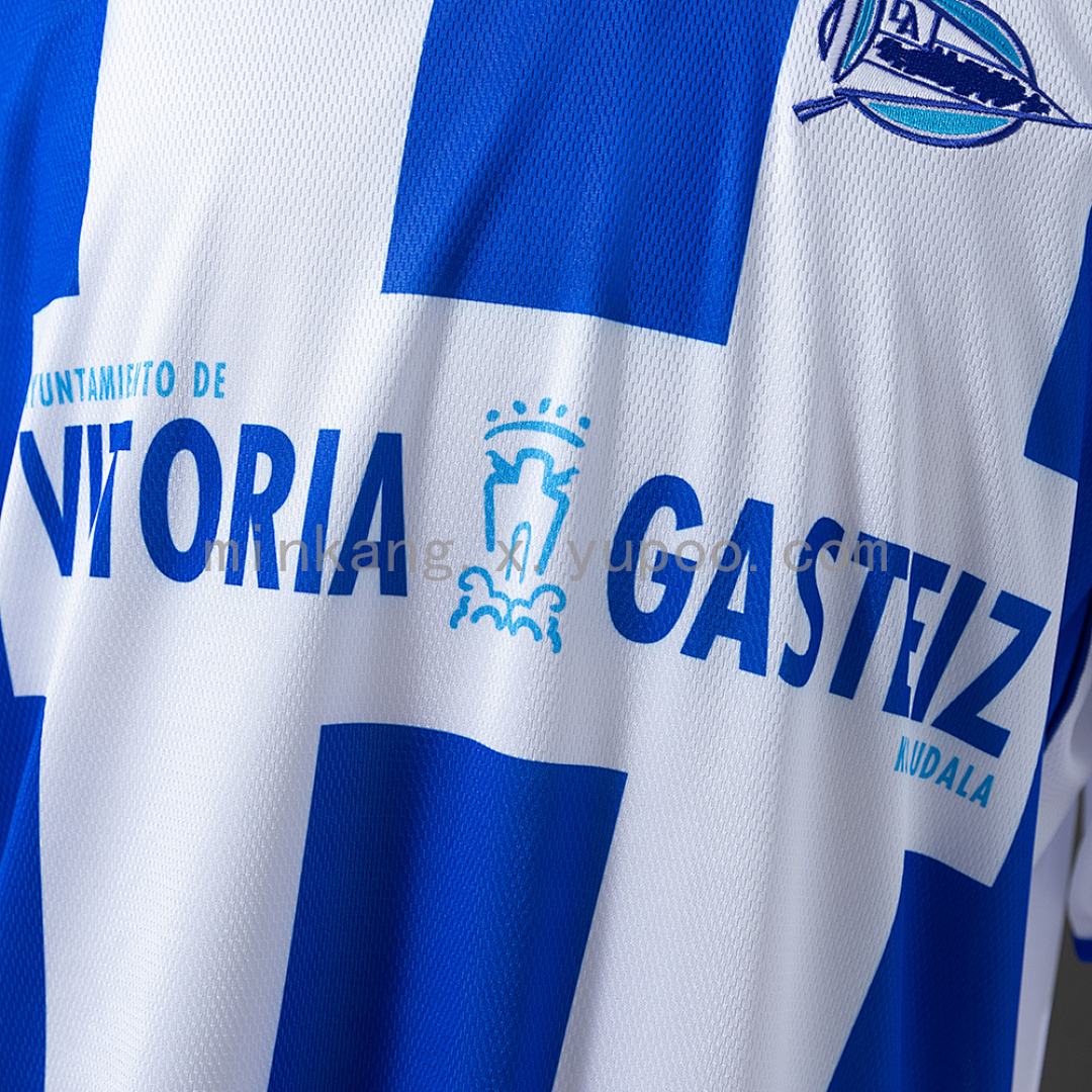 Deportivo Alavés 03/04 Home Retro Jersey S-XXL 8