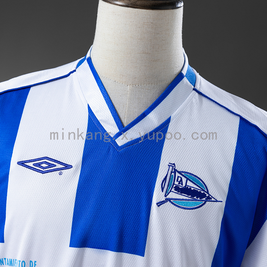 Deportivo Alavés 03/04 Home Retro Jersey S-XXL 9