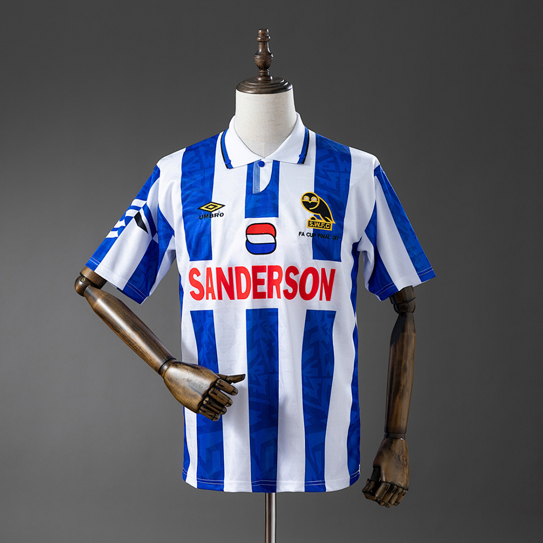 Sheffield Wednesday 92/93 Home Retro Jersey S-XXL 2