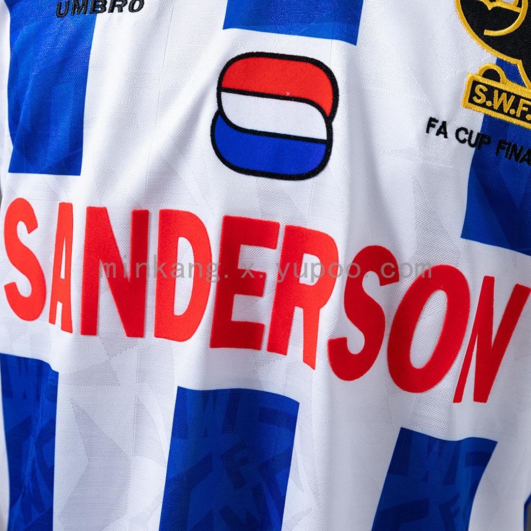 Sheffield Wednesday 92/93 Home Retro Jersey S-XXL 8