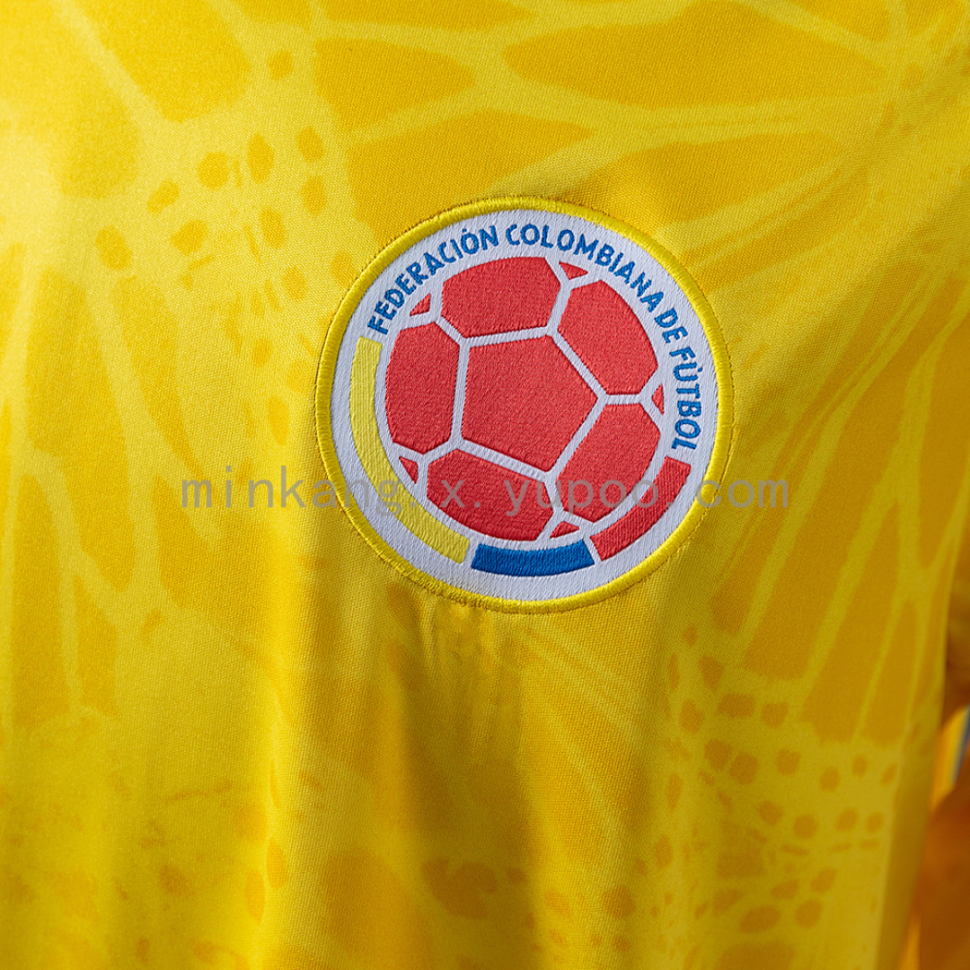 Colombia 2026 Home Long-Sleeve Jersey S-4XL 7