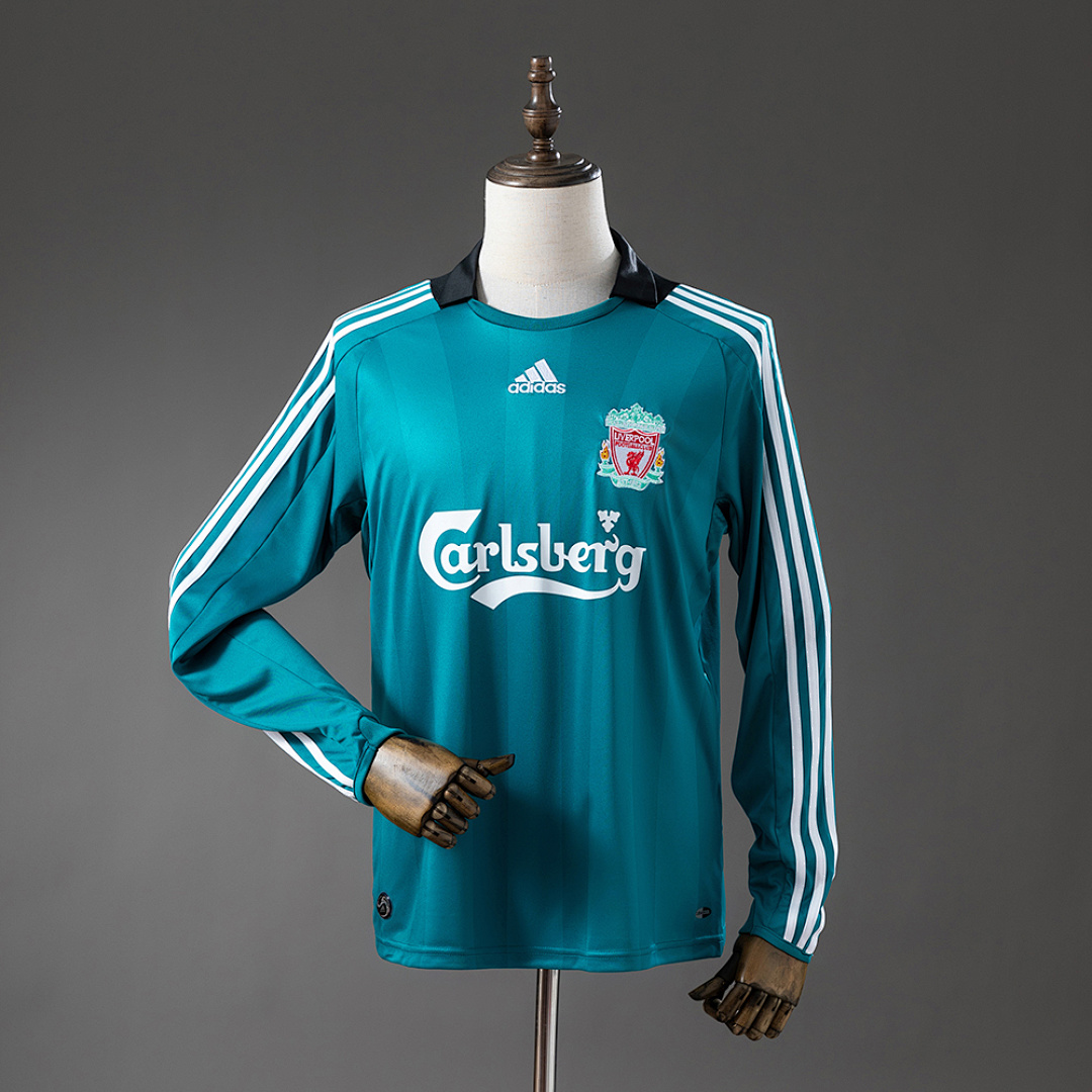 LFC 08/09 Away Long-Sleeved Retro Jersey S-XXL 2