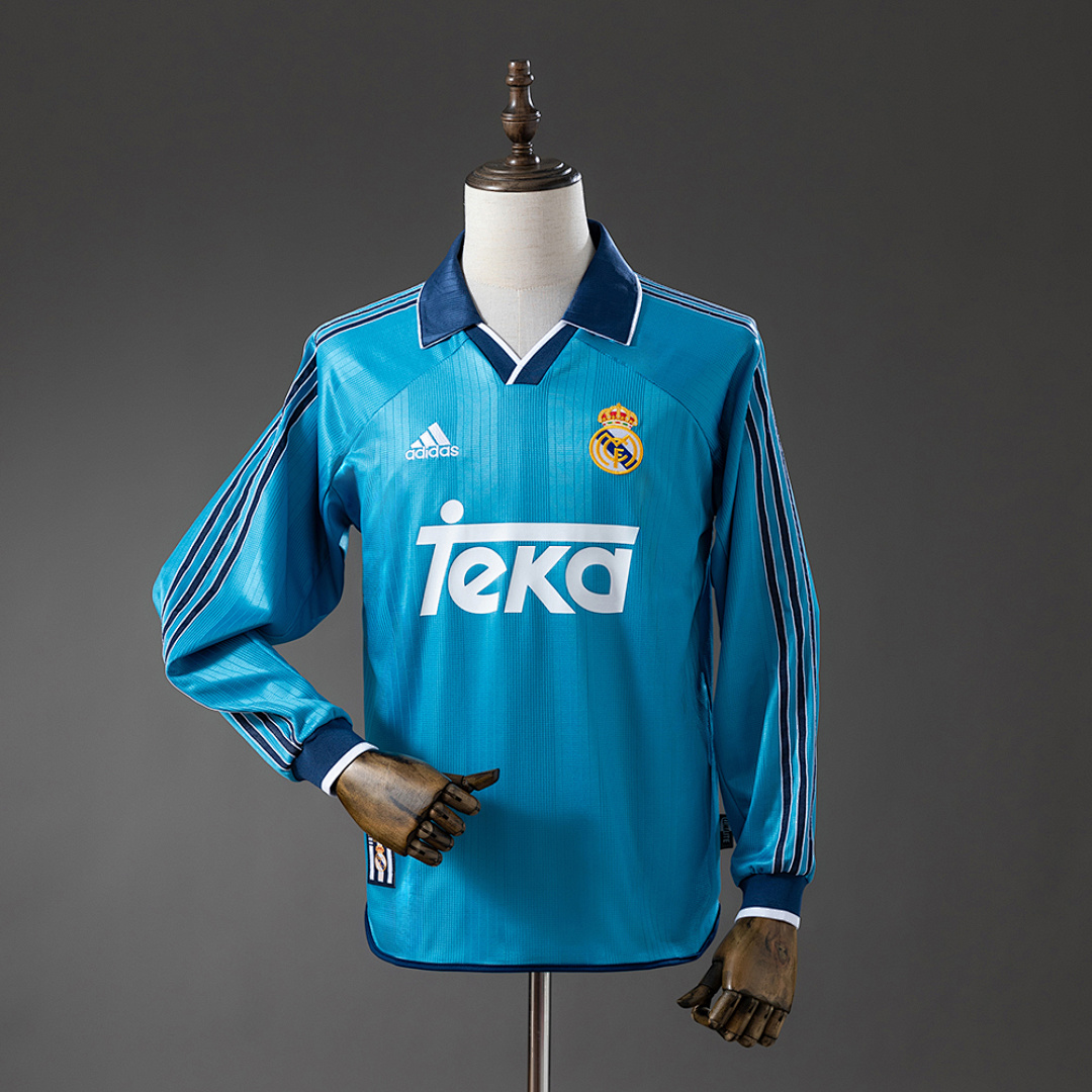 Real Madrid 99/00 Third Away Long-Sleeved Retro Jersey S-XXL 2