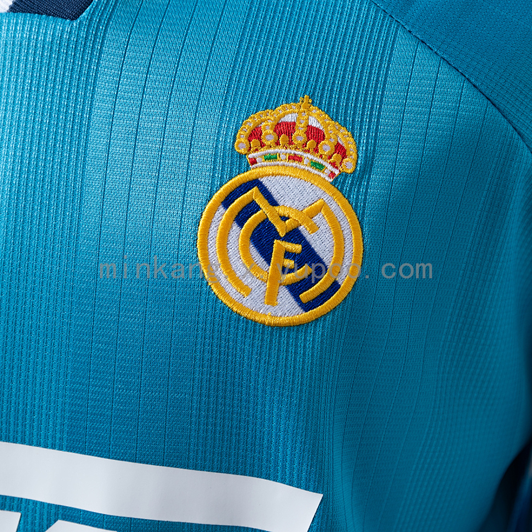Real Madrid 99/00 Third Away Long-Sleeved Retro Jersey S-XXL 8