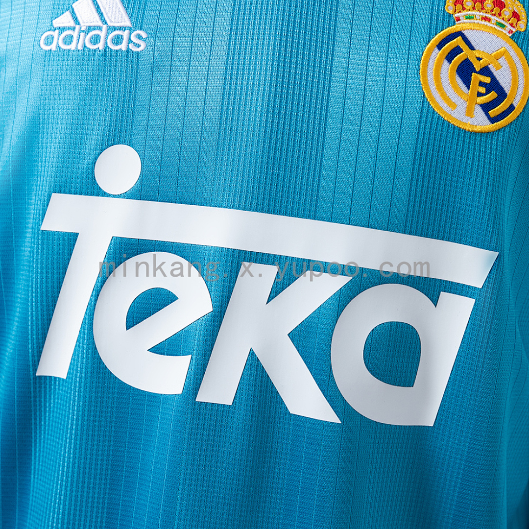 Real Madrid 99/00 Third Away Long-Sleeved Retro Jersey S-XXL 9