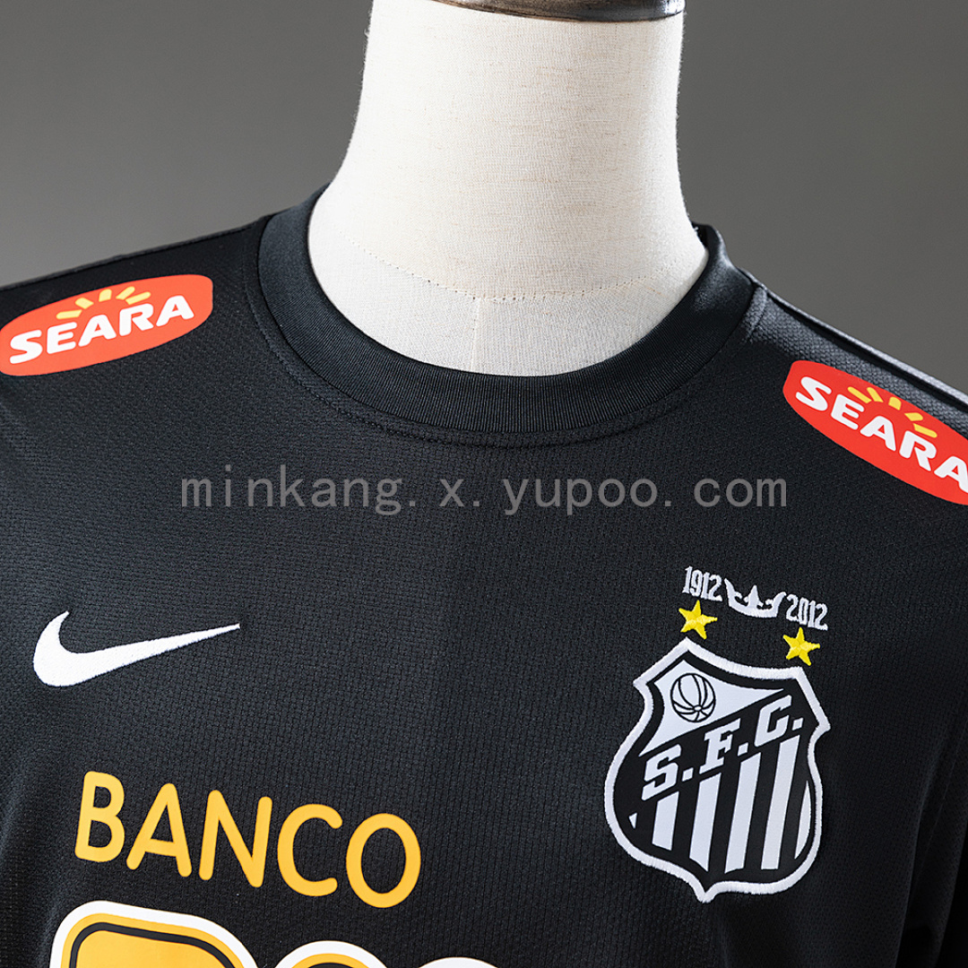 Santos 12/13 Away Long-Sleeve Retro Jersey S-XXL 10