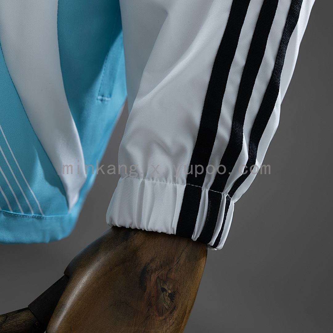 Argentina 05/06 Retro Windbreaker - White & Blue S-XXL 5