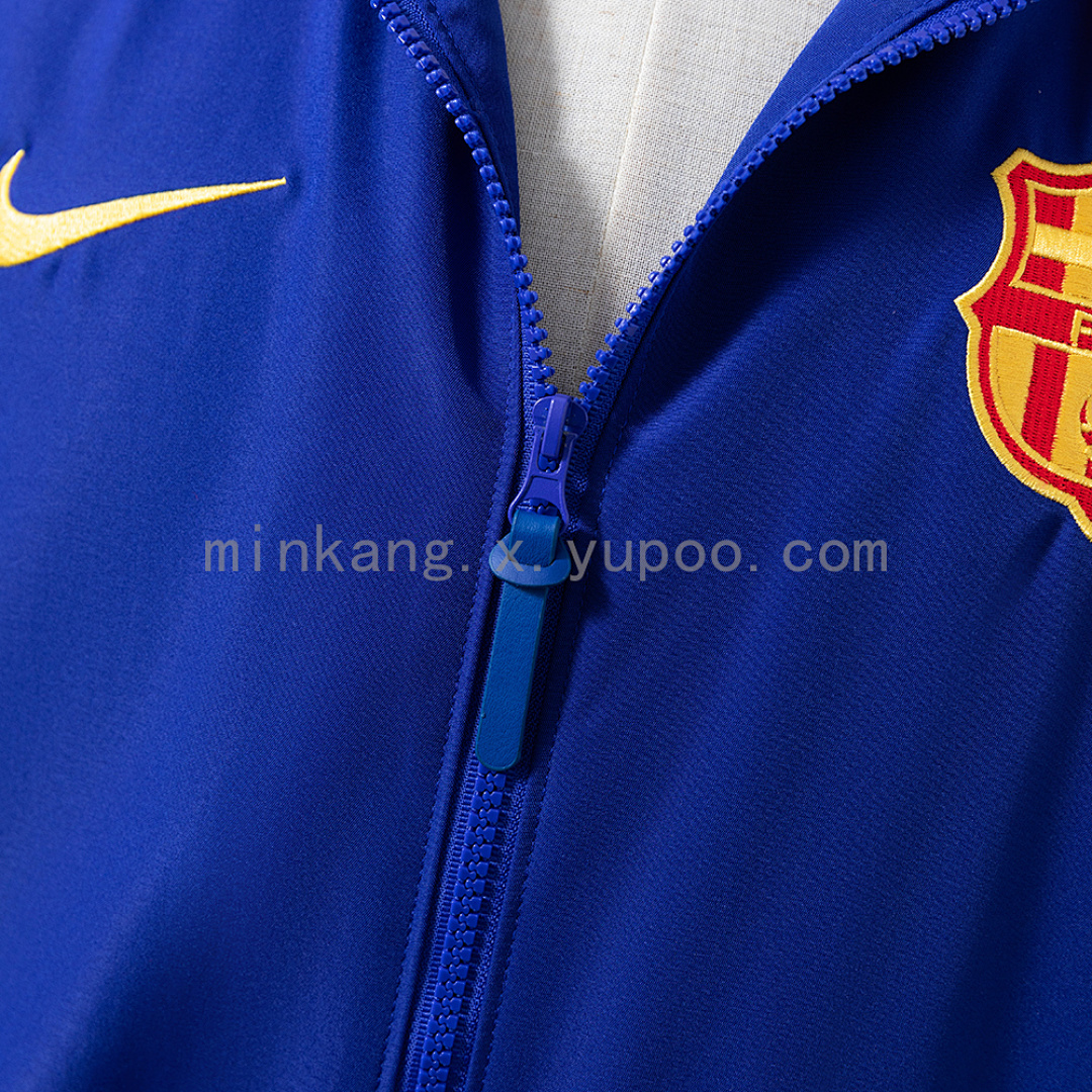 Barcelona Windbreaker - Deep Royal Blue & Noble Red S-XXL 6