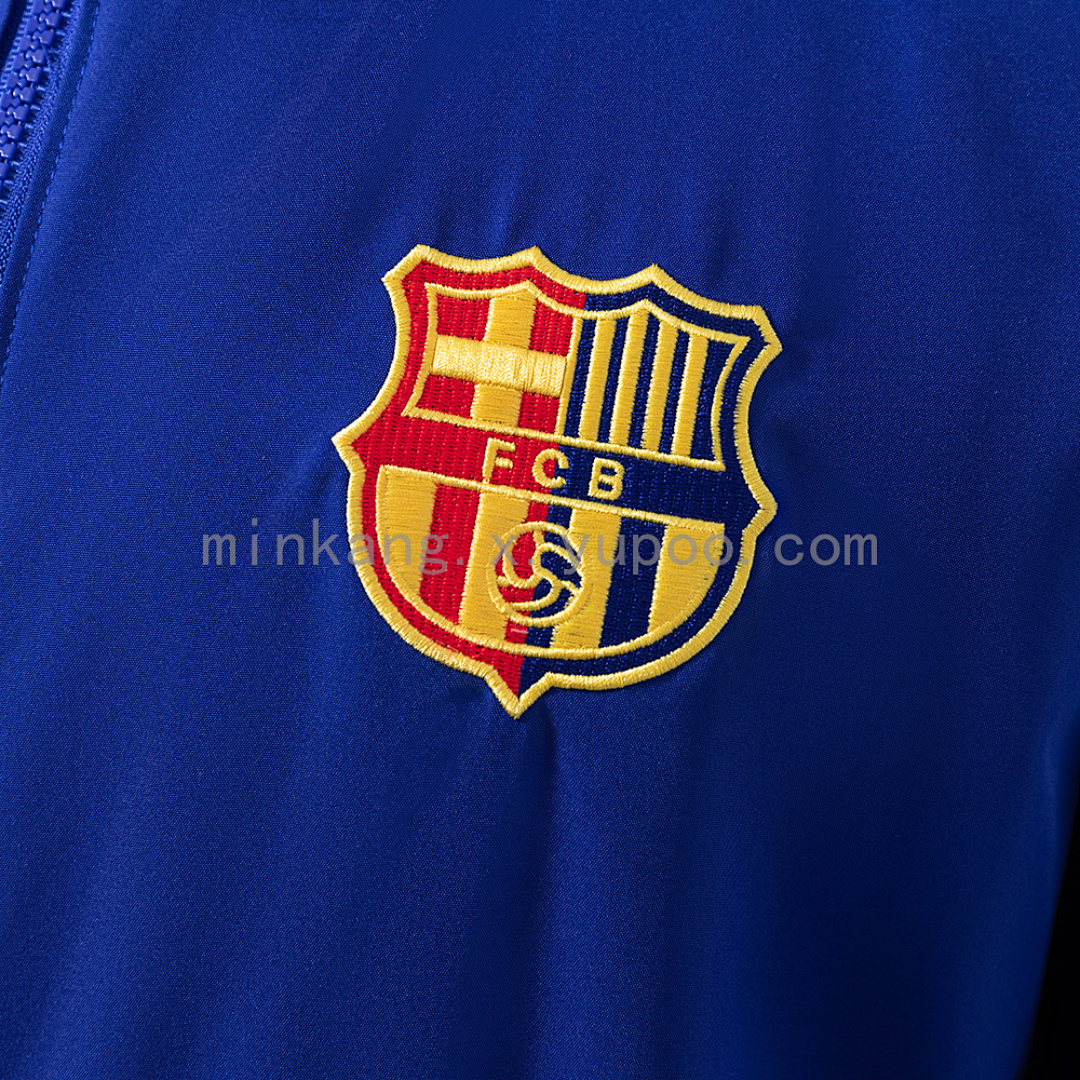 Barcelona Windbreaker - Deep Royal Blue & Noble Red S-XXL 8