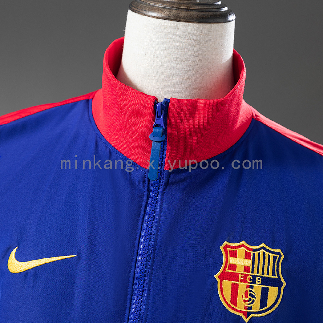 Barcelona Windbreaker - Deep Royal Blue & Noble Red S-XXL 9