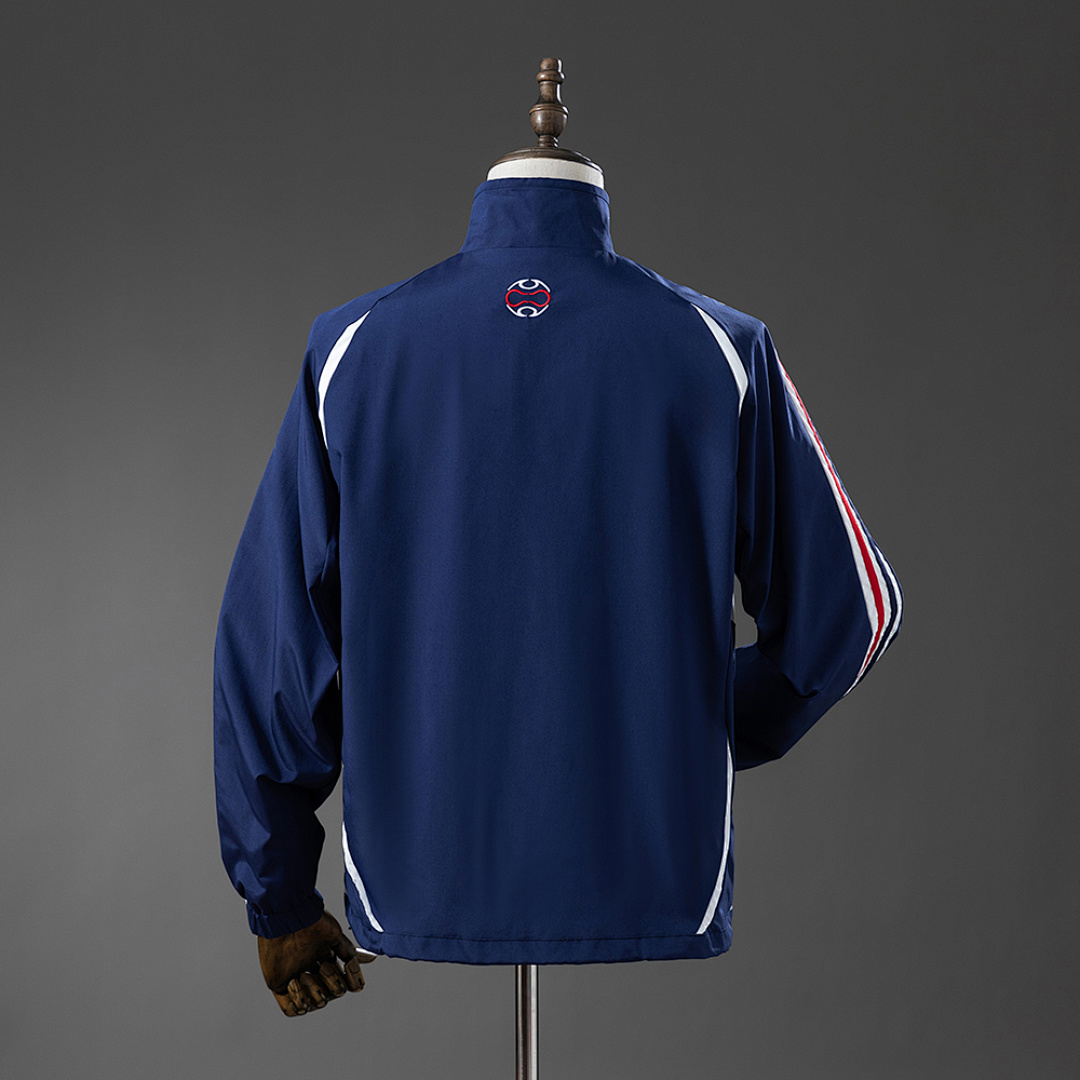 France 05/06 Retro Windbreaker - White & Blue S-XXL 3