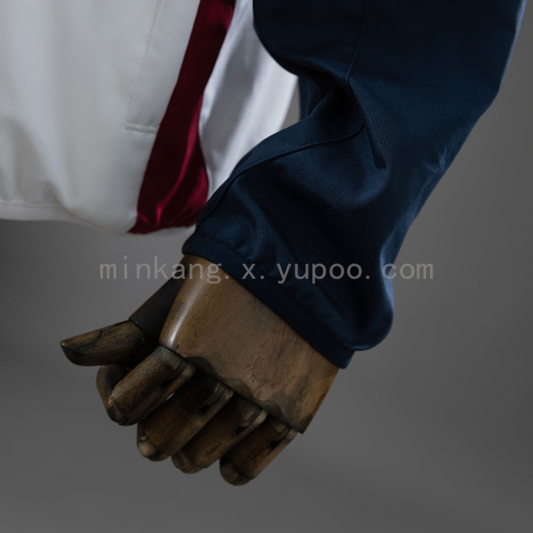 M-U Windbreaker - White & Navy Blue S-XXL 5